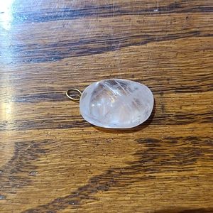 Quartz crystal pendant